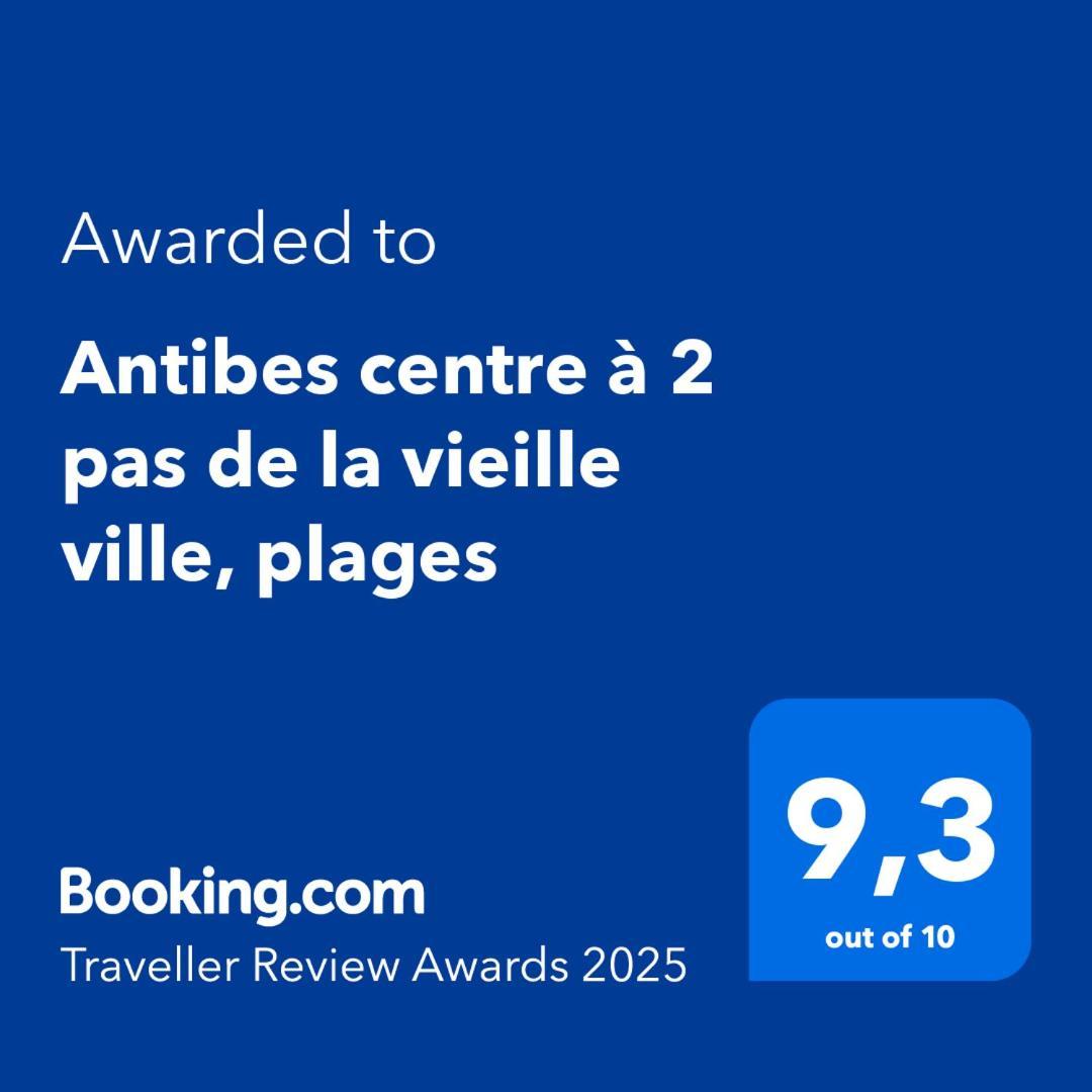 Antibes Centre A 2 Pas De La Vieille Ville, Plages Экстерьер фото